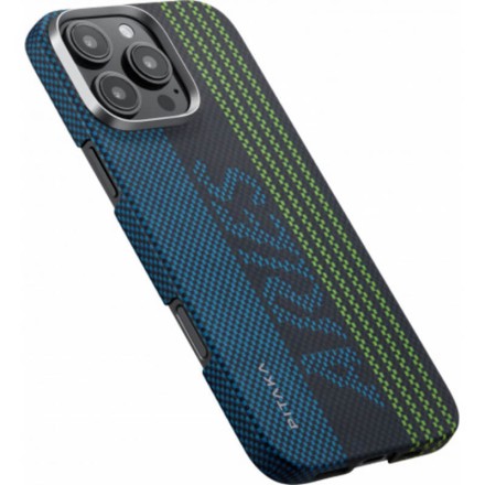 Чехол для iPhone 16 Pro Max Pitaka Aries Tactile Woven Case (Credit card)