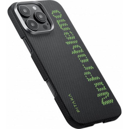 Чехол для iPhone 16 Pro Max Pitaka Aries Tactile Woven Case (NoProblemo)
