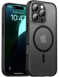 Чехол накладка для iPhone 16 Pro Gurdini Shockproof Magsafe (черный)