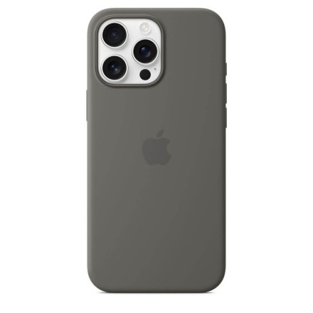 Чехол накладка для iPhone 16 Pro Silicone Case with MagSafe Stone Gray