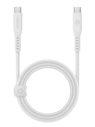 Кабель EnergEA FLOW USB-C to USB-C 5A 1.5м, белый